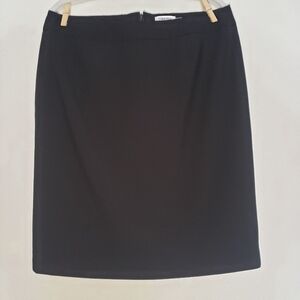 Calvin Klein Black Pencil Skirt Size 14